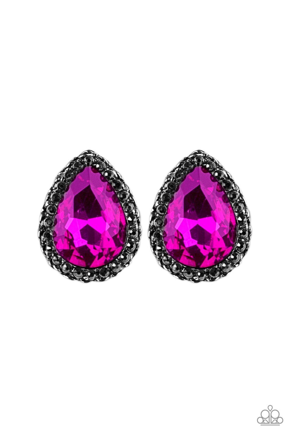 Paparazzi Earring ~ Dare To Shine - Pink