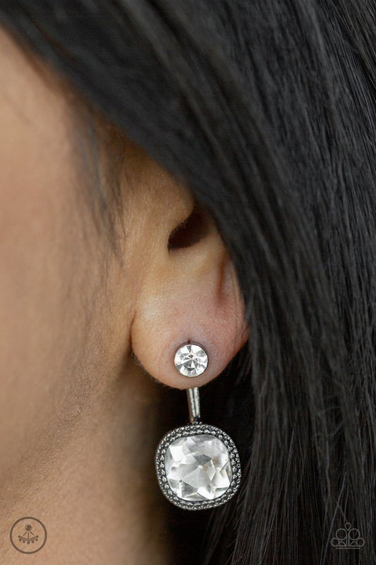 Celebrity Cache - Black - Paparazzi Earring Image