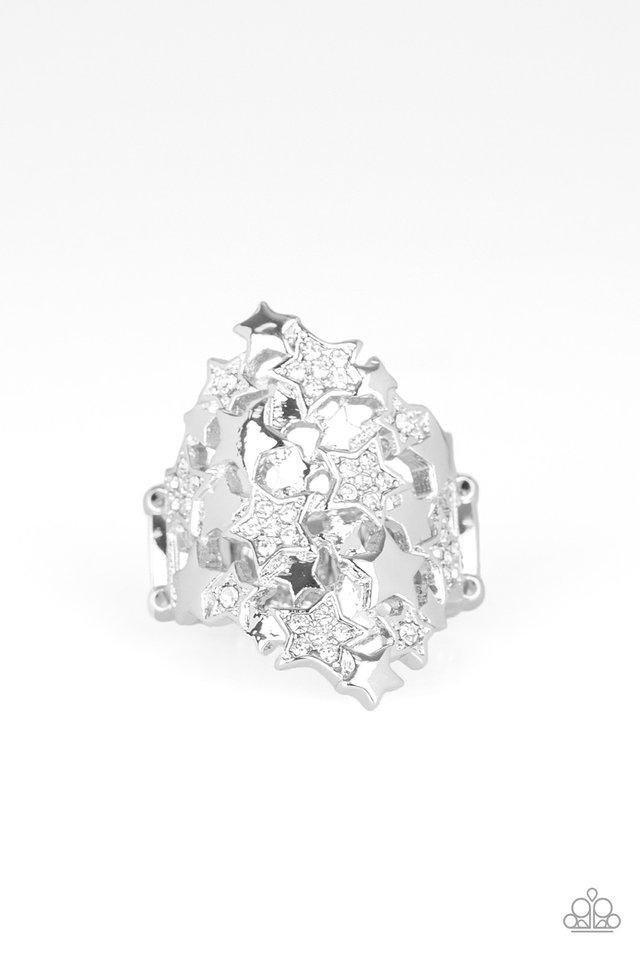 Anillo Paparazzi ~ Estrella-tacular, Estrella-tacular - Blanco