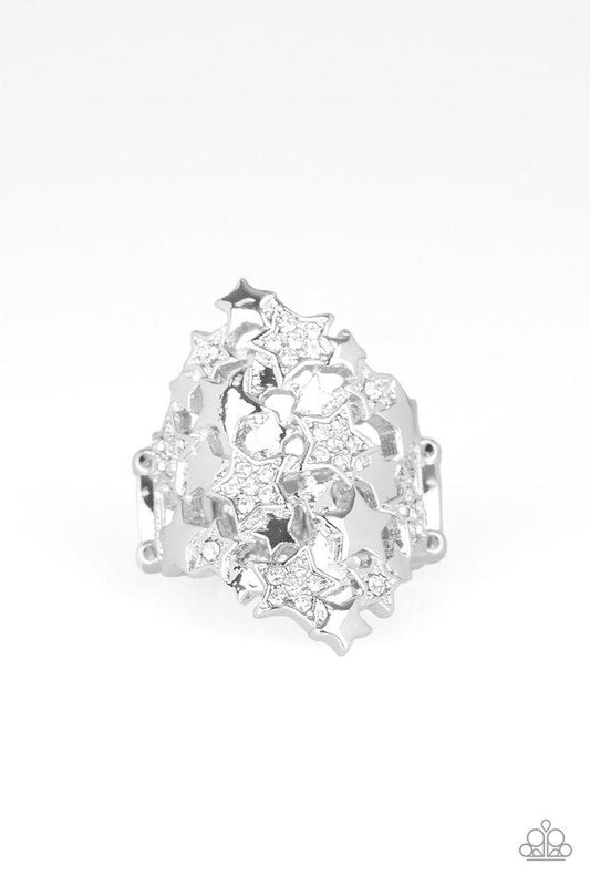 Anillo Paparazzi ~ Estrella-tacular, Estrella-tacular - Blanco