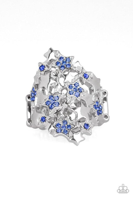 Anillo Paparazzi ~ Estrella-tacular, Estrella-tacular - Azul