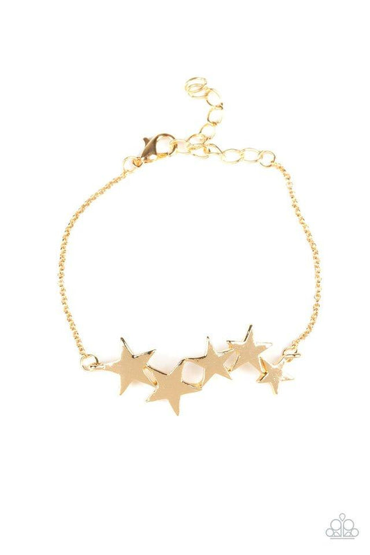 Pulsera Paparazzi ~ All-Star Shimmer - Oro