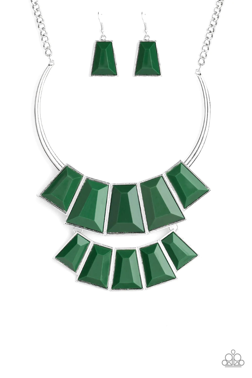 Collar de paparazzi: leones, tigresas y osos, color verde