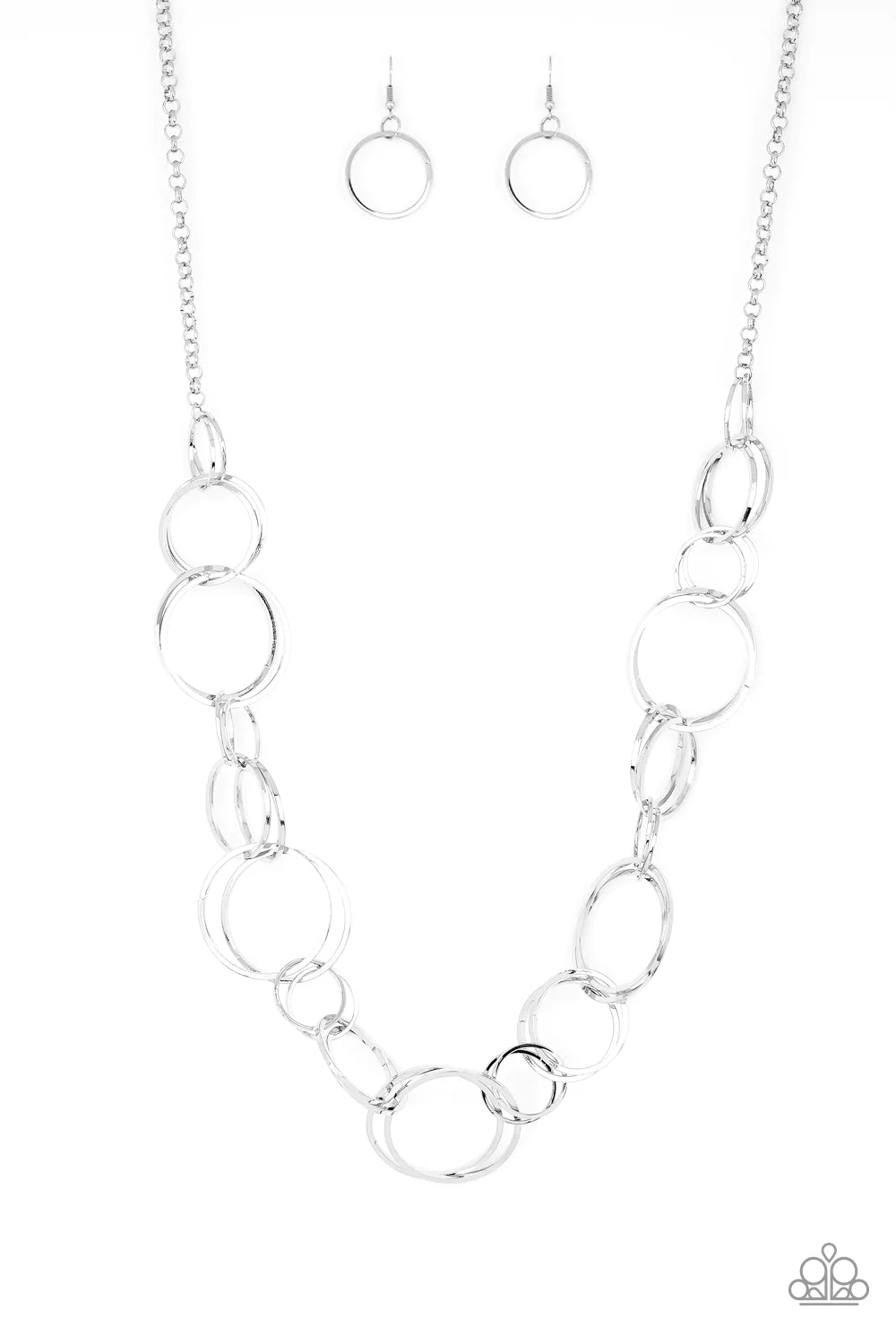 Collar Paparazzi ~ Natural-Born RINGLEADER - Plata