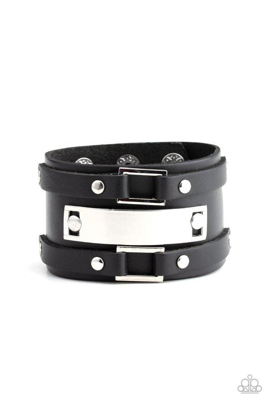 Pulsera Paparazzi ~ Rural Ranger - Negro