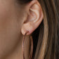 Texture Tempo - Copper - Paparazzi Earring Image