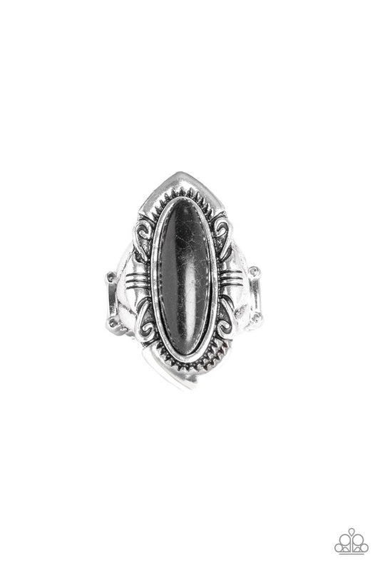 Santa Fe Serenity - Black - Paparazzi Ring Image