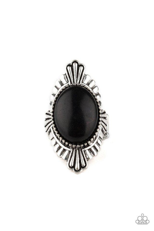 Anillo Paparazzi ~ Fiesta pionera - Negro