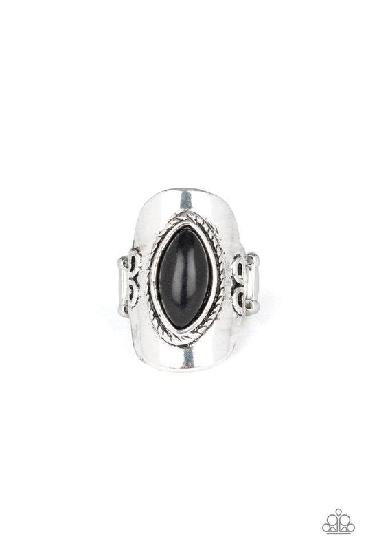 Paparazzi Ring ~ PLAIN Ride - Black