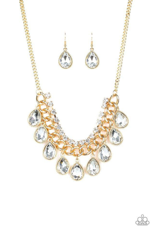 Paparazzi Necklace ~ All Toget-HEIR Now - Gold