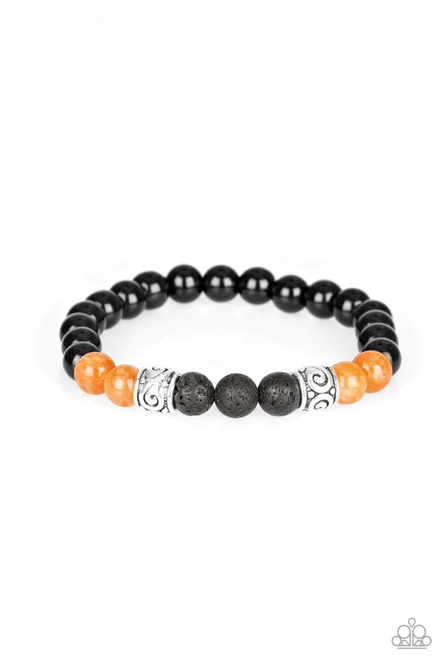 Pulsera Paparazzi ~ Proverbio - Naranja