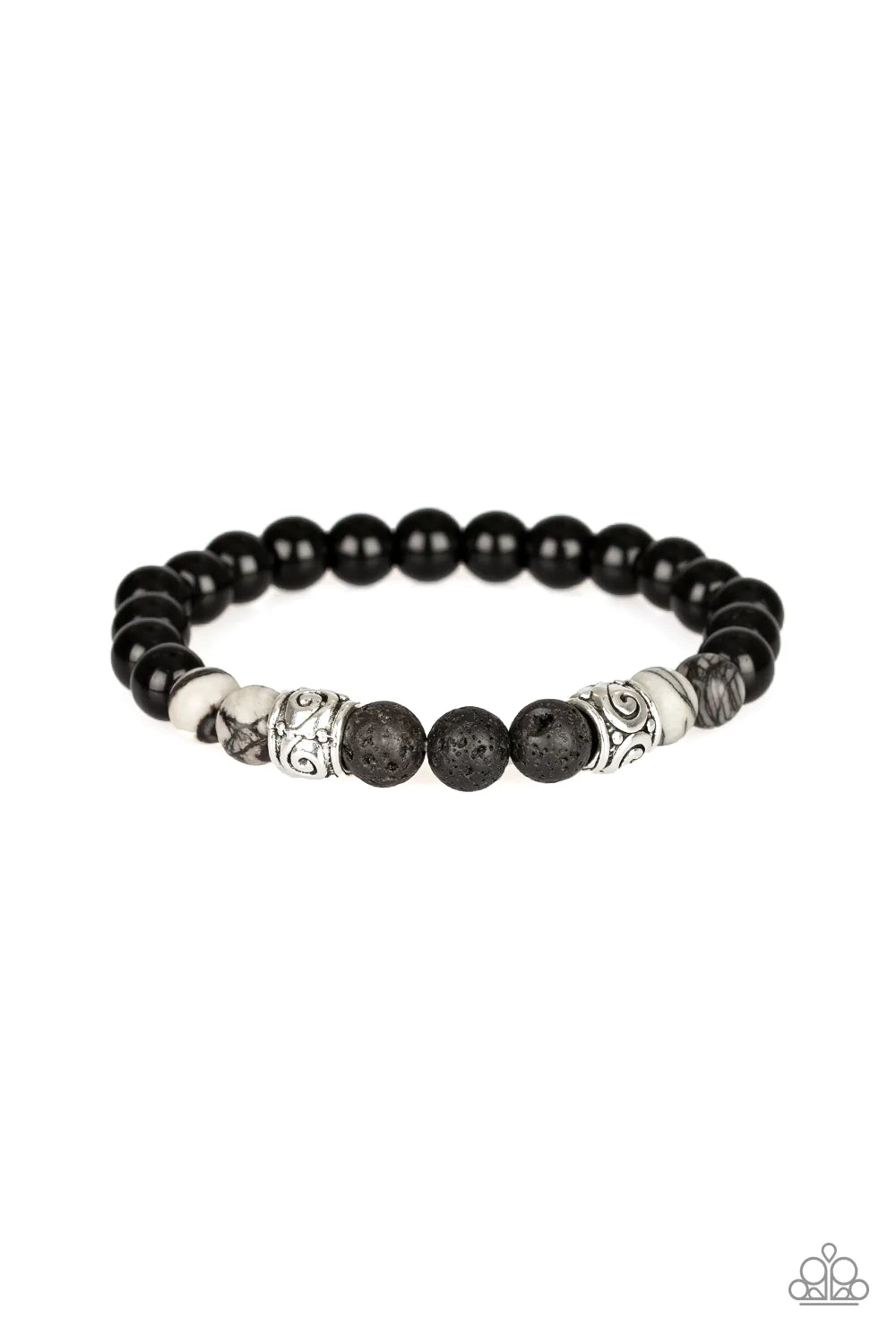 Pulsera Paparazzi ~ Proverbio - Plata