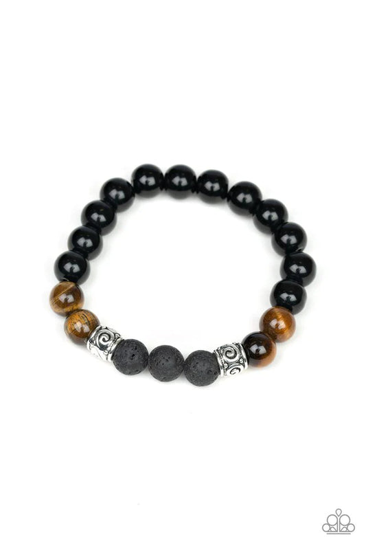 Paparazzi Bracelet ~ Mantra - Brown