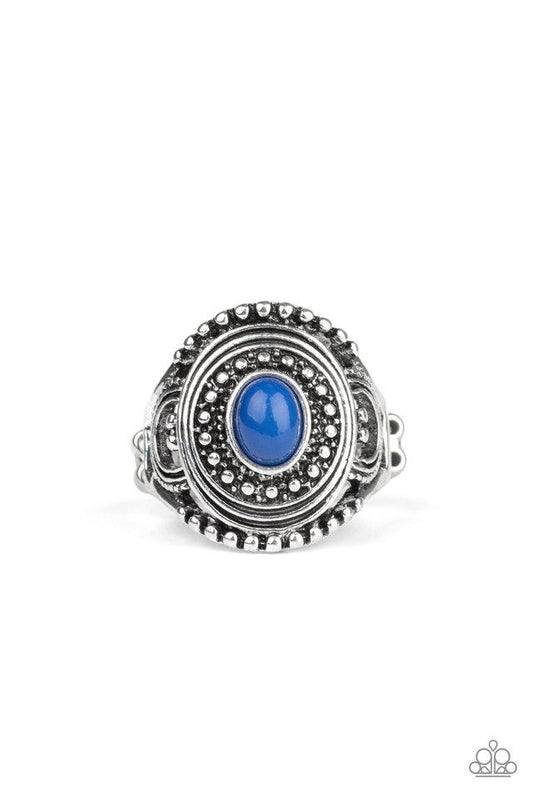 Anillo Paparazzi ~ Oasis Moon - Azul