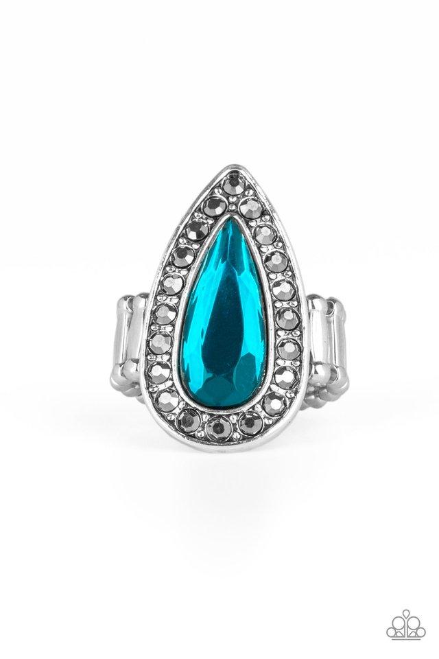 Paparazzi Ring ~ Majestic Mayhem - Blue