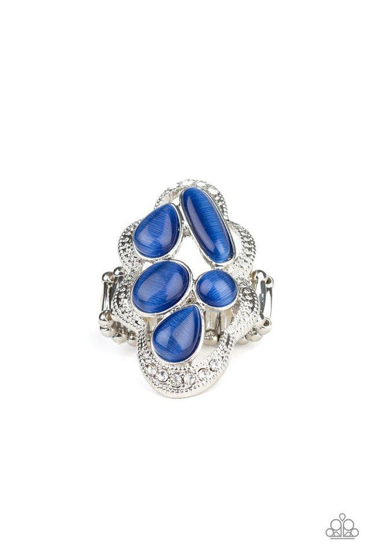 Anillo Paparazzi ~ Colección Cherished - Azul