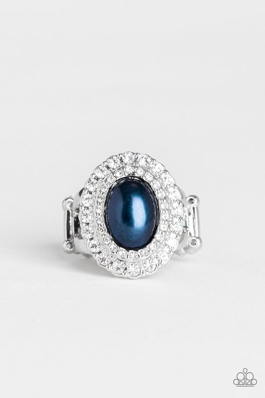 Sprinkle On The Shimmer - Blue - Paparazzi Ring Image