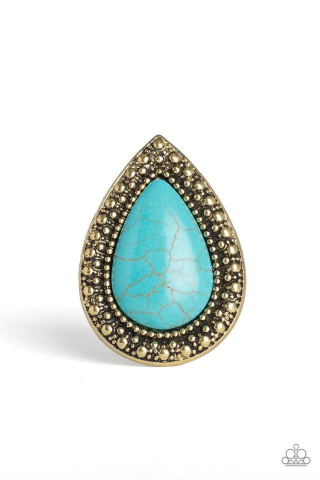 Paparazzi Ring ~ Santa Fe Storm - Brass