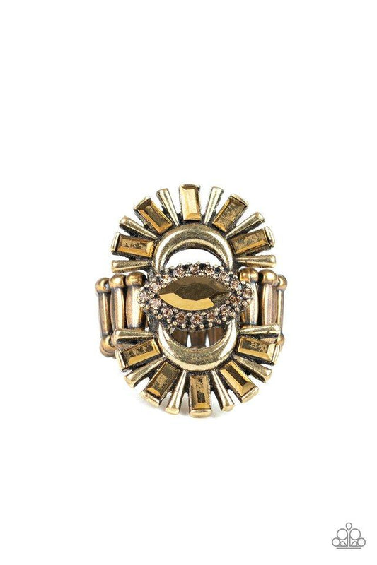 Paparazzi Ring ~ Deco Diva - Brass