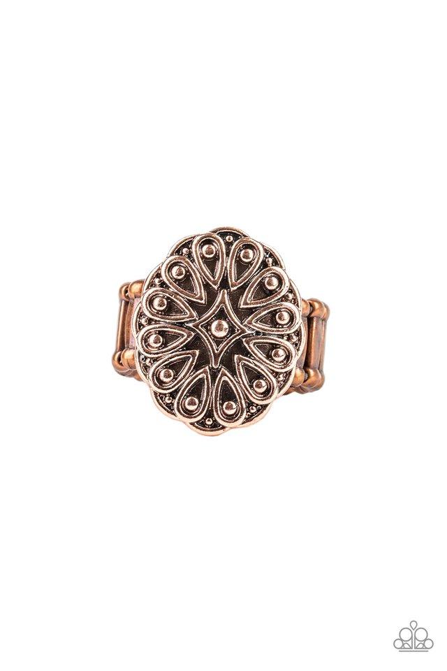 Anillo Paparazzi ~ Mandala moderno - Cobre