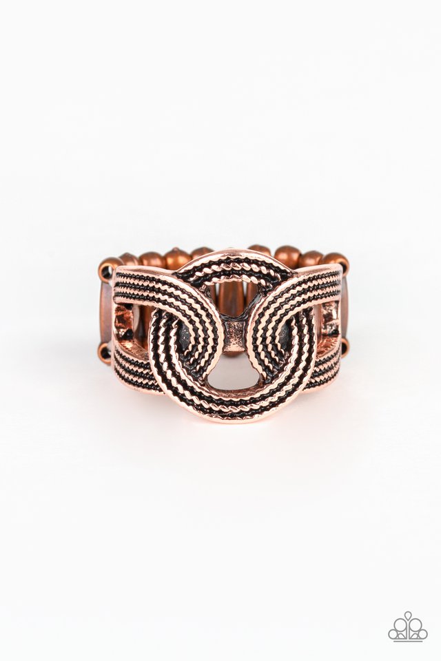 Join Forces - Copper - Paparazzi Ring Image