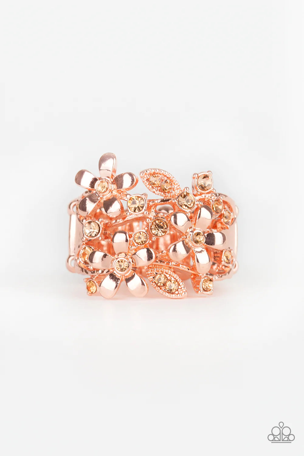 Anillo Paparazzi ~ Gardenia Gleam - Cobre