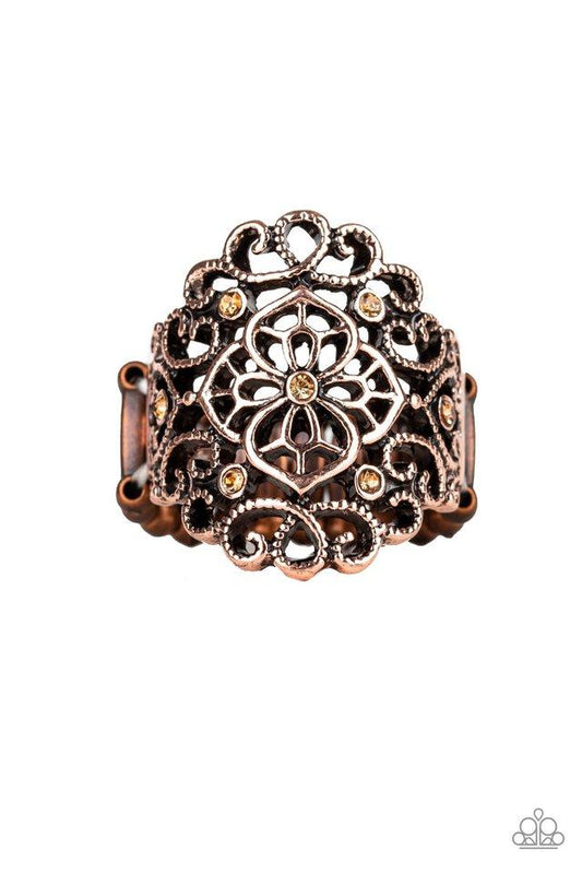 Paparazzi Ring ~ Grenada Gardens - Copper