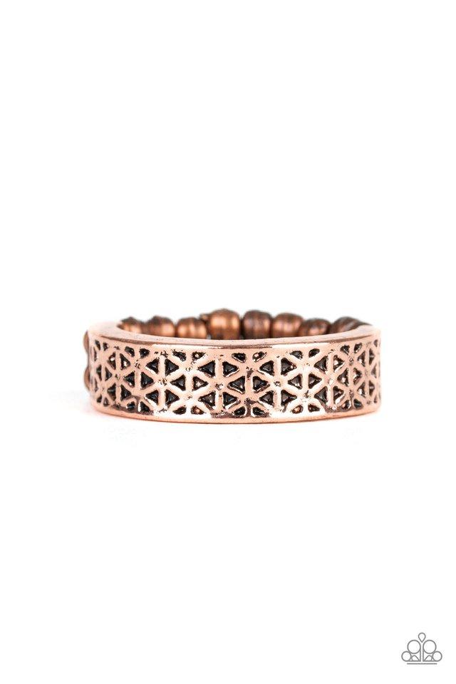 Paparazzi Ring ~ FLOWERBED and Board - Copper