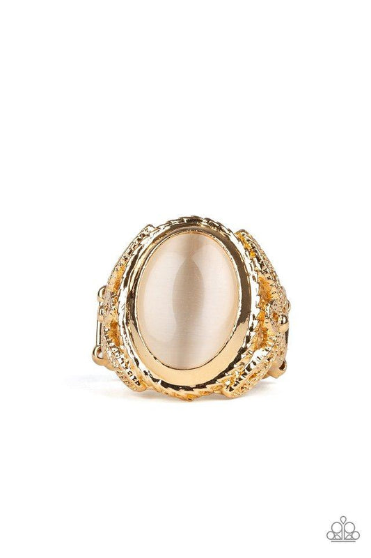 Paparazzi Ring ~ Deep Freeze - Gold