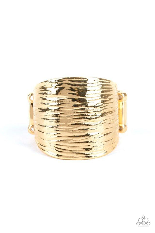 Paparazzi Ring ~ Rippling Rivers - Gold