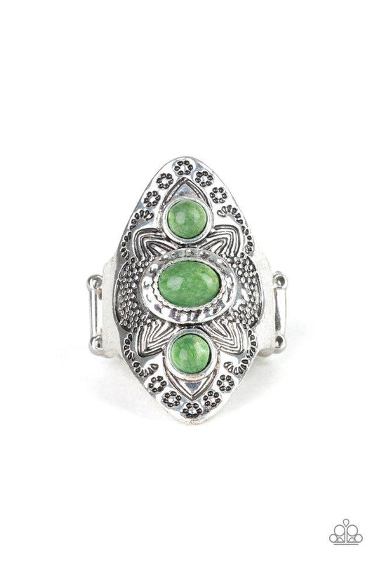 Paparazzi Ring ~ Malibu Mystic - Green