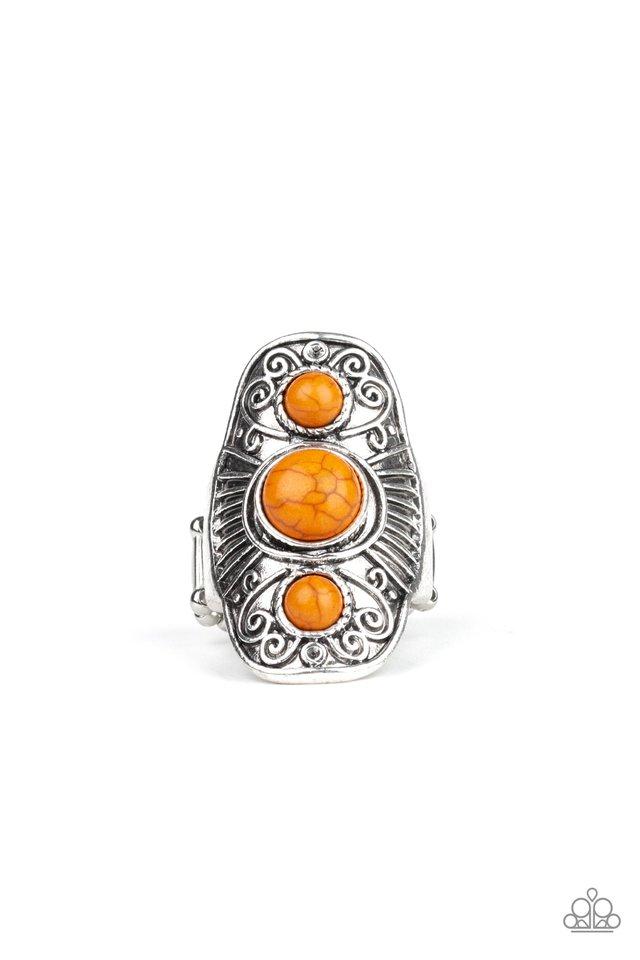 Paparazzi Ring ~ Stone Oracle - Orange