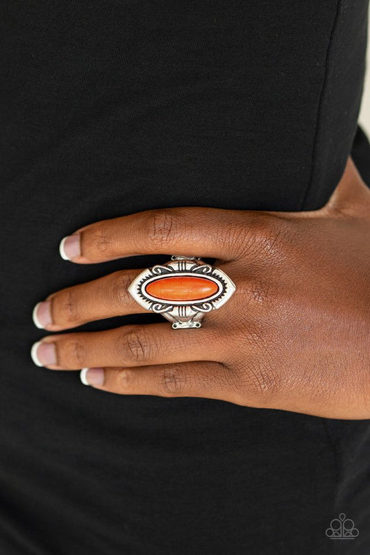 Santa Fe Serenity - Orange - Paparazzi Ring Image