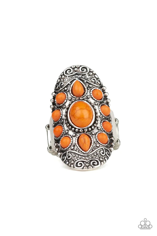 Paparazzi Ring ~ Stone Sunrise - Orange