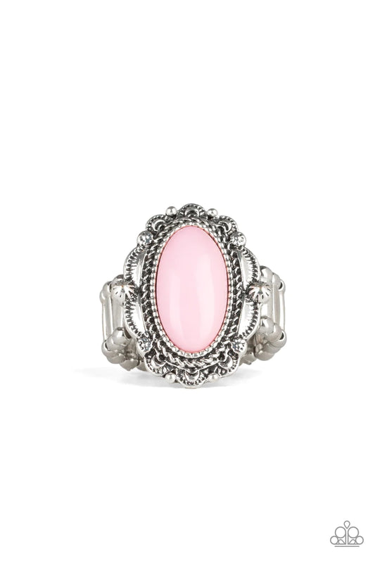 Paparazzi Ring ~ Malibu Majestic - Pink