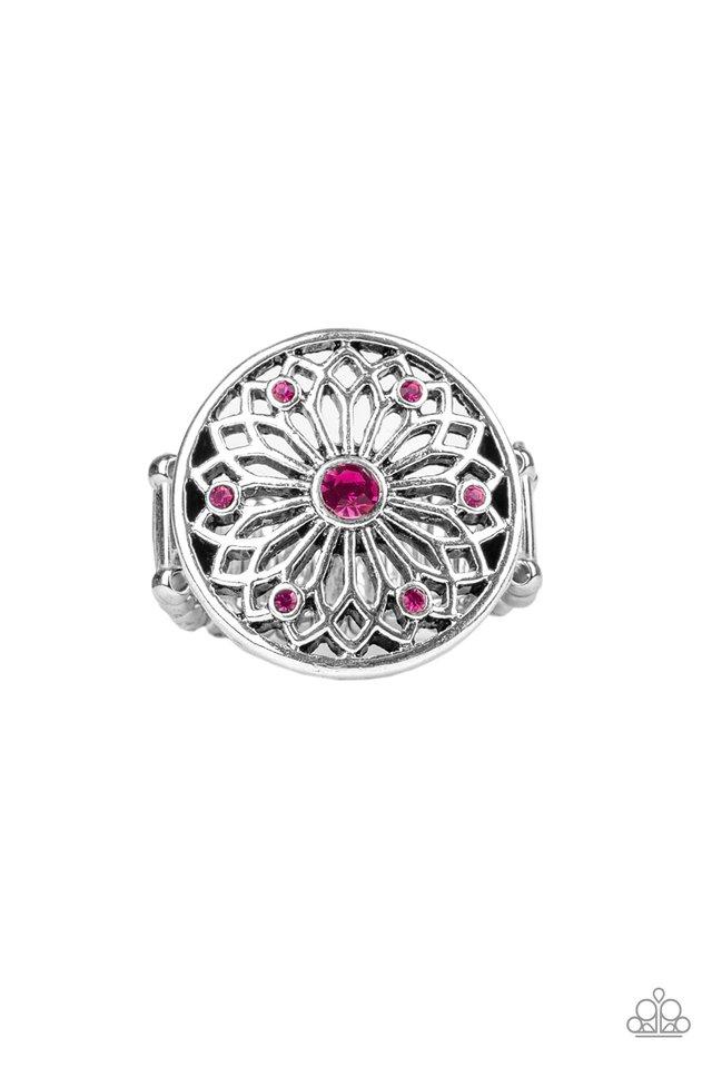 Paparazzi Ring ~ Mandala Magnificence - Pink