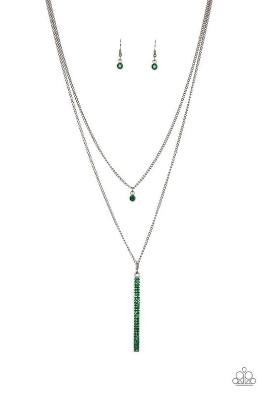 Paparazzi Necklace ~ Stratospheric - Green