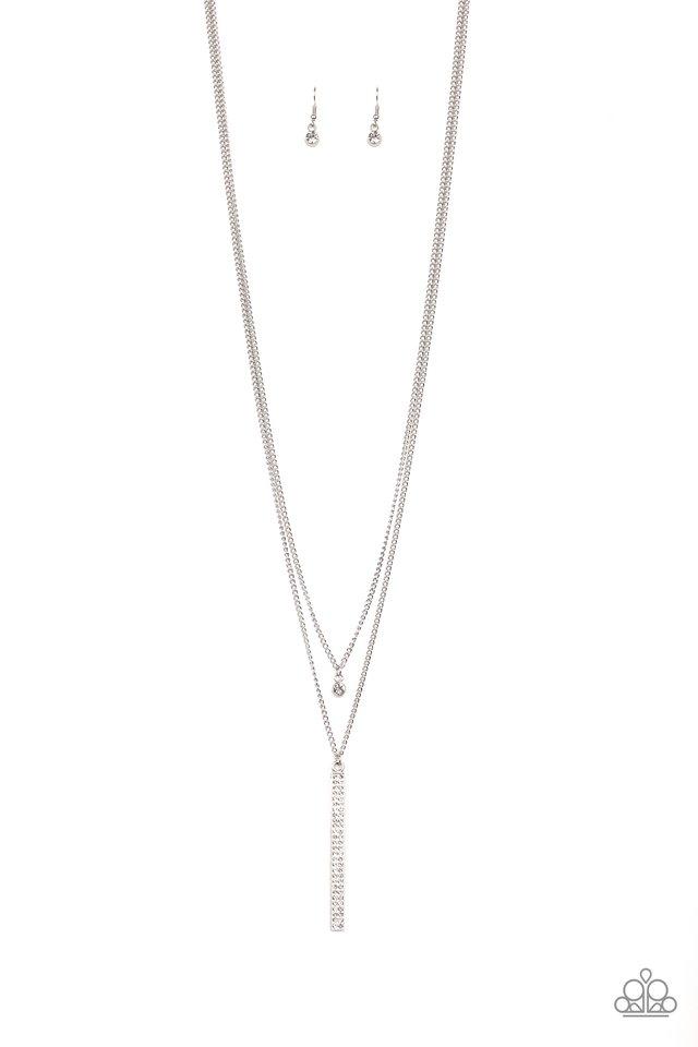 Paparazzi Necklace ~ Stratospheric - White