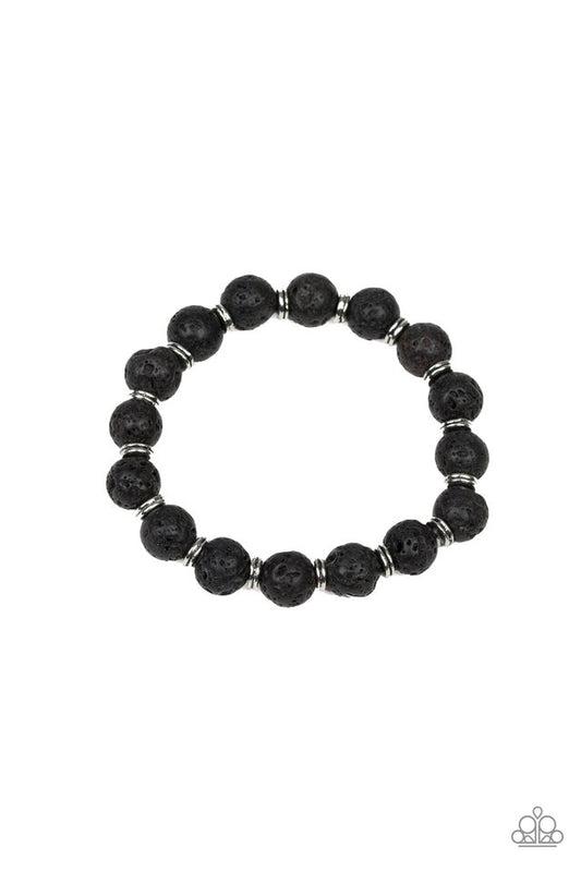 Luck - Black - Paparazzi Bracelet Image