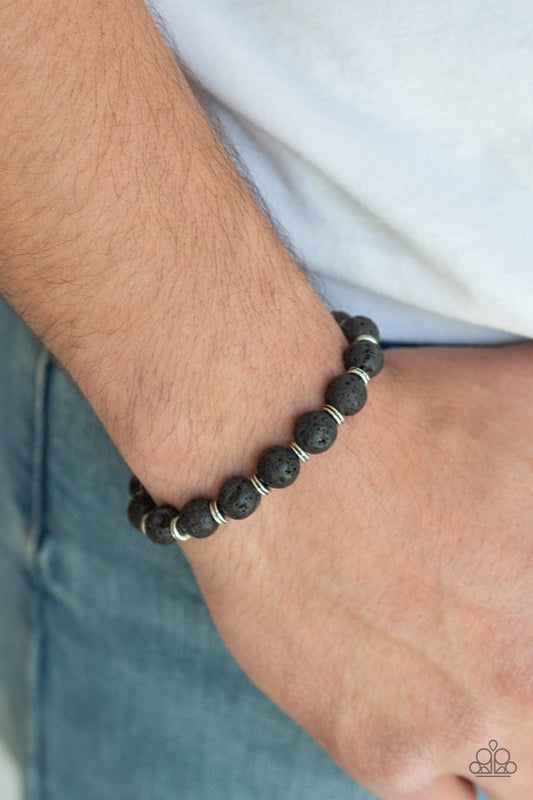 Luck - Black - Paparazzi Bracelet Image