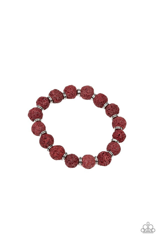 Luck - Red - Paparazzi Bracelet Image