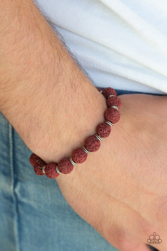 Luck - Red - Paparazzi Bracelet Image