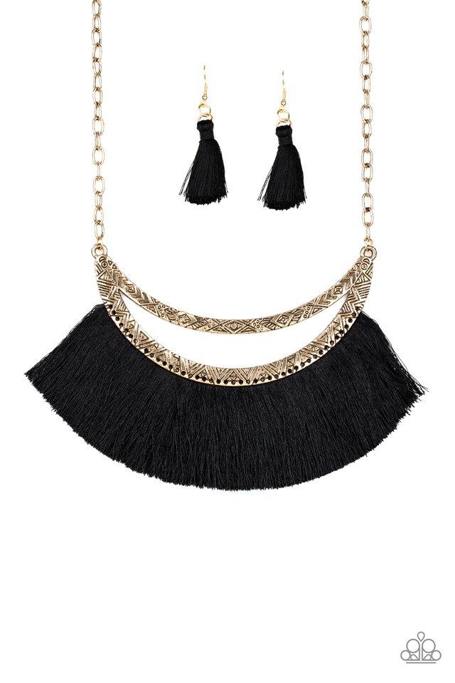 Paparazzi Necklace ~ The MANE Event - Gold