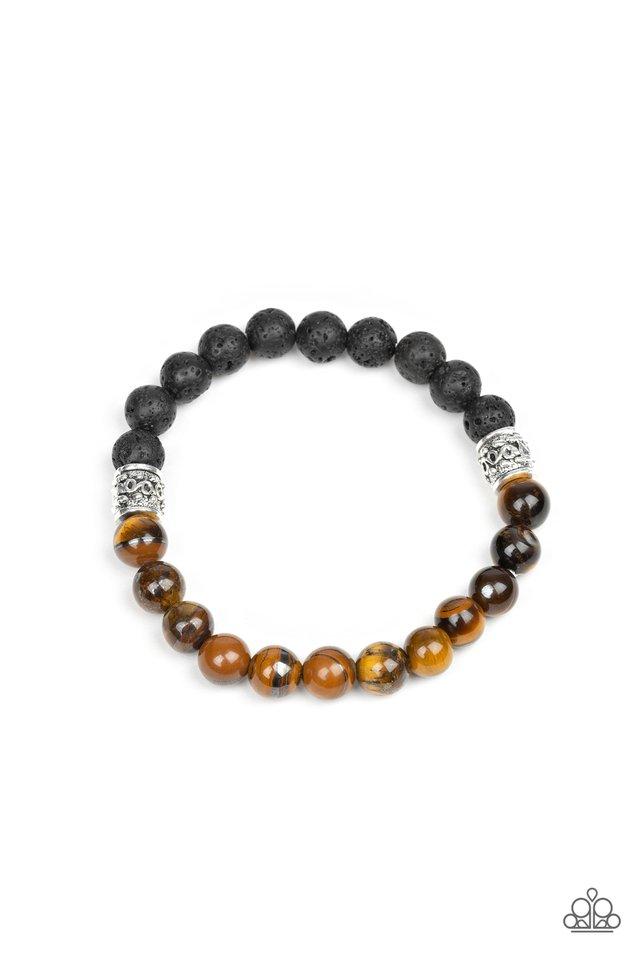 Paparazzi Bracelet ~ Take It Easy - Brown