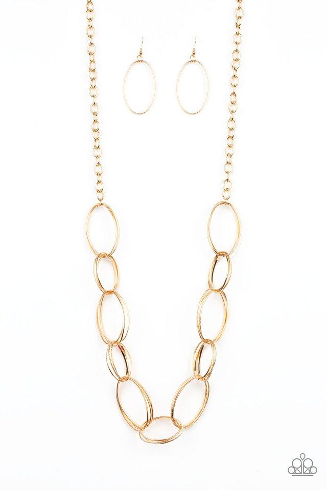 Paparazzi Necklace ~ Ring Bling - Gold