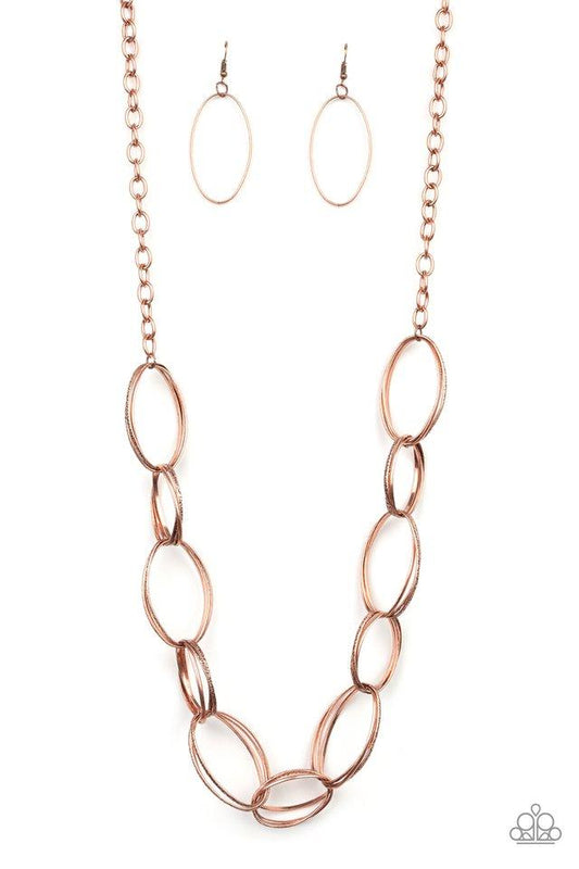 Paparazzi Necklace ~ Ring Bling - Copper