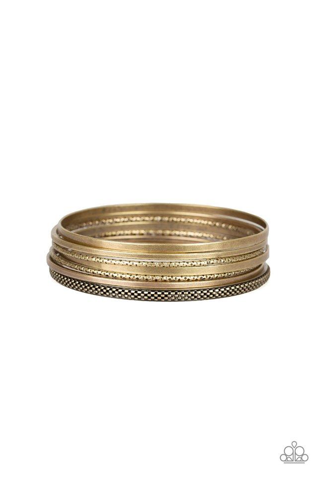 Paparazzi Bracelet ~ The Big BANGLE - Brass