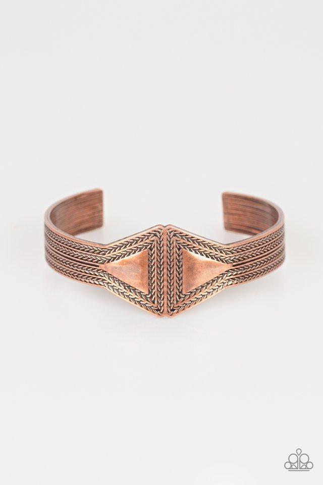 Paparazzi Bracelet ~ Zen Den - Copper