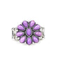 Stone Gardenia - Purple - Paparazzi Ring Image