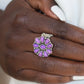 Stone Gardenia - Purple - Paparazzi Ring Image